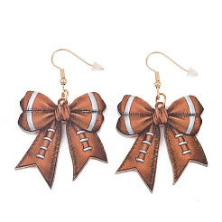 Teachers' Day Acrylic Dangle Earrings&nbsp;EJEW-I325-01G-04