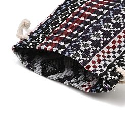Ethnic Printed Polycotton Drawstring Storage Bags&nbsp;FB-CBA307F-01B