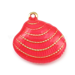 Brass Enamel Pendants&nbsp;KK-I352-07G-A