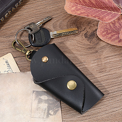 1Pc Vintage PU Leather Key Packing Bags with Alloy Clasps&nbsp;ABAG-GL0001-06A