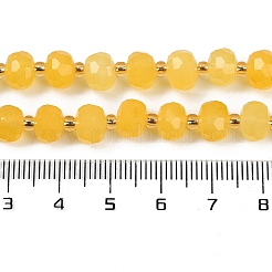 Natural Yellow Agate(Dyed & Heated) Beads Strands&nbsp;G-H057-A14-03