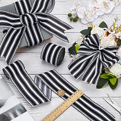 Burlap Ribbons&nbsp;SRIB-WH0011-384B