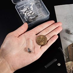 Glass Bottle Pendants&nbsp;GLAA-PH0007-48P