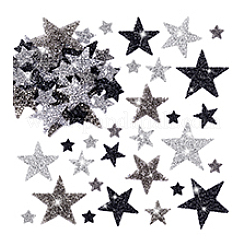 66Pcs 12 Styles Star Glitter Hotfix Rhinestone&nbsp;FIND-PH0023-18