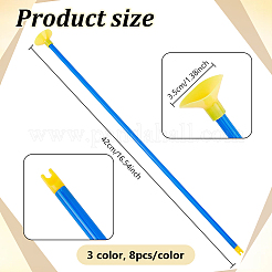 24Pcs 3 Colors PVC Sucker Cup Arrows&nbsp;AJEW-BC0011-55