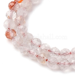 Natural Ferruginous Quartz Beads Strands&nbsp;G-B142-A01-3mm