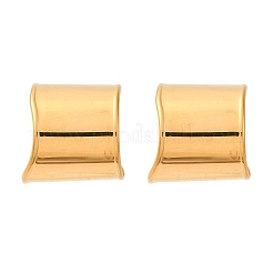 C-Shaped 304 Stainless Steel Stud Earrings for Women&nbsp;EJEW-A131-01A-G