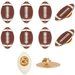 10Pcs Sports Enamel Pins&nbsp;JEWB-SC0002-01