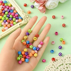 Plating Acrylic Beads&nbsp;PACR-YW0001-16