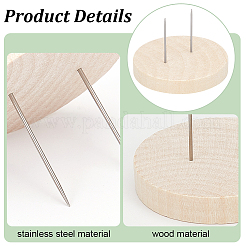 Wooden Crochet Doll Base Support Rack&nbsp;WOOD-WH0131-20C