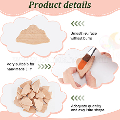 1 Set Unfinished Wooden Chips&nbsp;WOOD-OC0003-98C