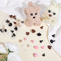 Plastic Flocky Craft Nose&nbsp;DIY-GA0008-72