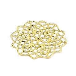 Rack Plating Iron Filigree Cabochons&nbsp;IFIN-Q134-14G
