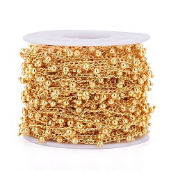 Handmade Brass Beaded Chains&nbsp;CHC-I029-07G