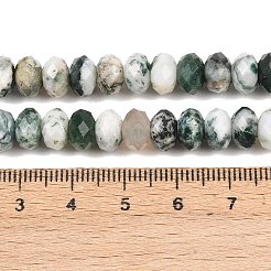 Natural Tree Agate Beads Strands&nbsp;G-C259-A34-5x8mm