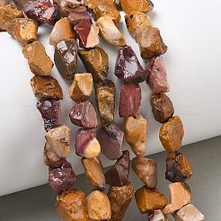 Raw Rough Natural Mookaite Beads Strands&nbsp;LS-G-M453-D15