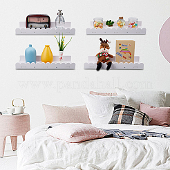 Wooden Children's Bedroom Wall Storage Rack&nbsp;AJEW-WH0673-58