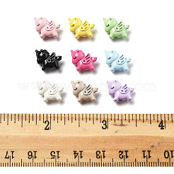 50Pcs Spray Painted Alloy Beads&nbsp;FIND-FS0004-11