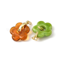 Handmade Lampwork & Brass Pendants&nbsp;PALLOY-JF06068