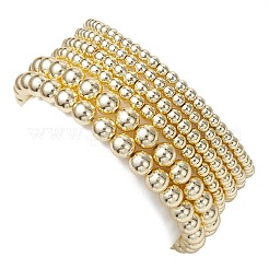 6Pcs 6 Styles Electroplate Non-magnetic Synthetic Hematite Stretch Bracelets&nbsp;BJEW-JB11024