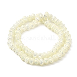 Rainbow Plated Electroplate Glass Beads&nbsp;GLAA-G106-02A-FR02