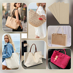 Felt Pad Rectangle Bag Bottom&nbsp;FIND-WH0149-85C