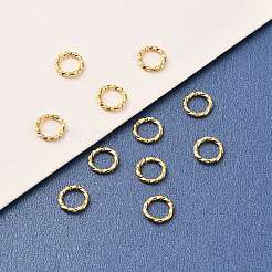 Brass Open Jump Rings&nbsp;X-KK-F824-110B-G