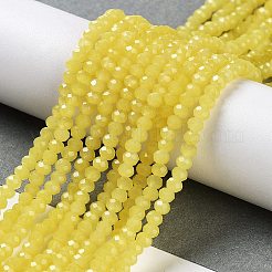 Baking Paint Imitation Jade Glass Bead Strands&nbsp;DGLA-A034-J2MM-A24