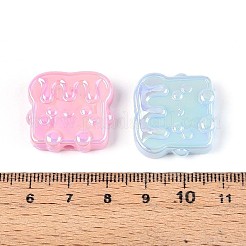 UV Plating Opaque Acrylic Beads&nbsp;OACR-T028-53