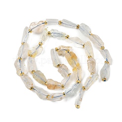 Raw Rough Natural White Topaz Beads Strands&nbsp;G-D101-A15