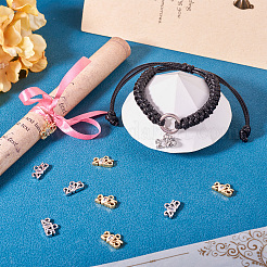 8Pcs 2 Colors Glass Charms&nbsp;KK-TA0001-77