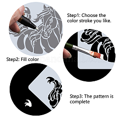 PET Plastic Drawing Painting Stencils Templates&nbsp;DIY-WH0244-170