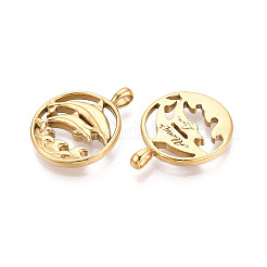 304 Stainless Steel Pendants&nbsp;STAS-T068-48G