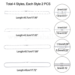 Stainless Steel Chain Necklaces&nbsp;NJEW-UN0001-17P