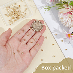 Brass Crimp Beads Covers&nbsp;KK-BC0014-72A-G02