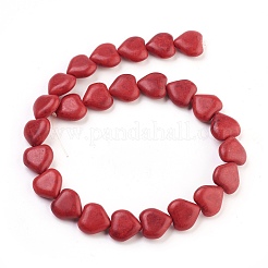 Synthetic Howlite Beads&nbsp;X-TURQ-17X18-118