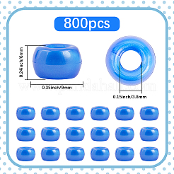 800Pcs Plastic Pearlized Beads&nbsp;KY-SP0001-53F