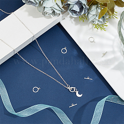4Pcs 925 Sterling Silver Toggle Clasps&nbsp;STER-UN0001-48