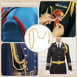 Braided Aiguillette Shoulder Cord&nbsp;DIY-WH0899-72B
