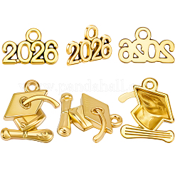 100Pcs 2 Styles Alloy Pendants&nbsp;FIND-SC0021-89AG