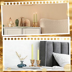 24Pcs Resin Candle Holder&nbsp;AJEW-WA0003-83