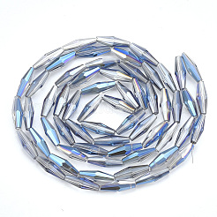 Electroplated Glass Beads Strands&nbsp;EGLA-S174-06F