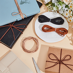 4Pcs 4 Colors Flat Faux Suede Cord&nbsp;OCOR-CL0001-06A