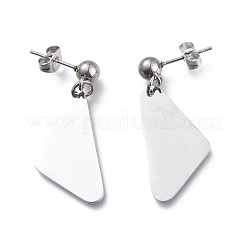 Non-Tarnish 304 Stainless Steel Paperclip Chains & Cable Chain Jewelry Sets&nbsp;SJEW-K153-10P