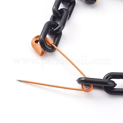 Halloween Theme Alloy Enamel Charm Bracelets&nbsp;BJEW-JB05978