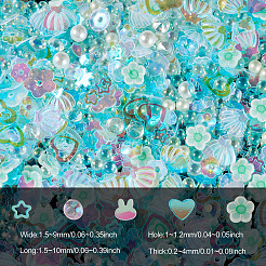 Handmade Polymer Clay Cabochons&nbsp;CLAY-TADJ0001-01G