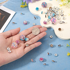 66Pcs 5 Styles Polymer Clay Pave Rhinestone Beads&nbsp;DIY-TA0013-93