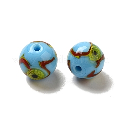 Handmade Lampwork Beads Strands&nbsp;LAMP-G162-08A-09
