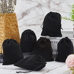 Rectangle Velvet Drawstring Pouches&nbsp;TP-CN0001-03B-02