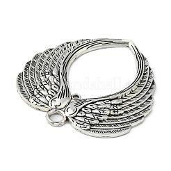 Tibetan Style Alloy Wing Large Pendants&nbsp;TIBEP-S100-AS-NR